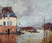 Alfred Sisley uberschwemmung in Port Marly France oil painting artist